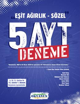 5li Ayt Eşit Ağırlık - Sözel Denemesi (2023 Ayt 1. Dönem)