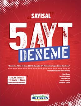 5li Ayt Sayısal  Denemesi (2023 Ayt 1. Dönem)