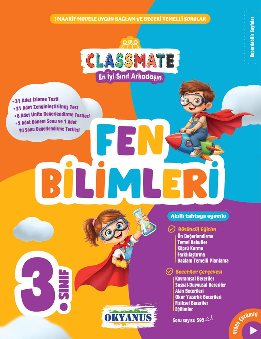 3. Sınıf Classmate Fen Bilimleri Soru Bankası